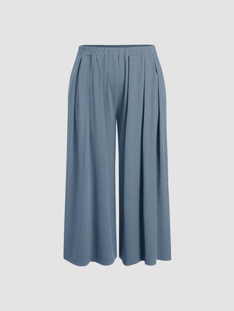 Pantalon large à taille élastique - Elostyl™