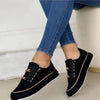 Sneakers En Cuir Ultra Confortable Pour Femme - Elostyl™
