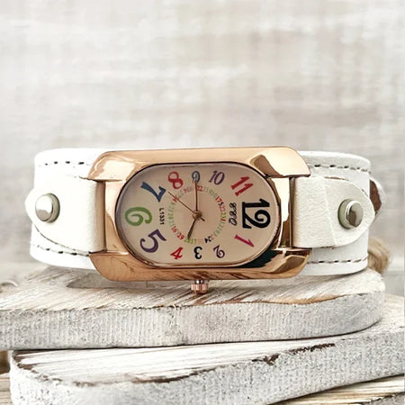 Montre Chic En Cuir - Elostyl™